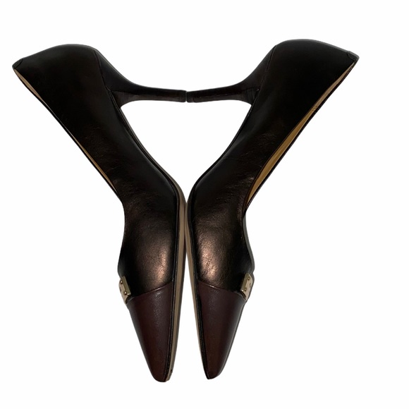 Coach Leather Zan Mat Calf Pump Shoes size 5B - Picture 12 of 13